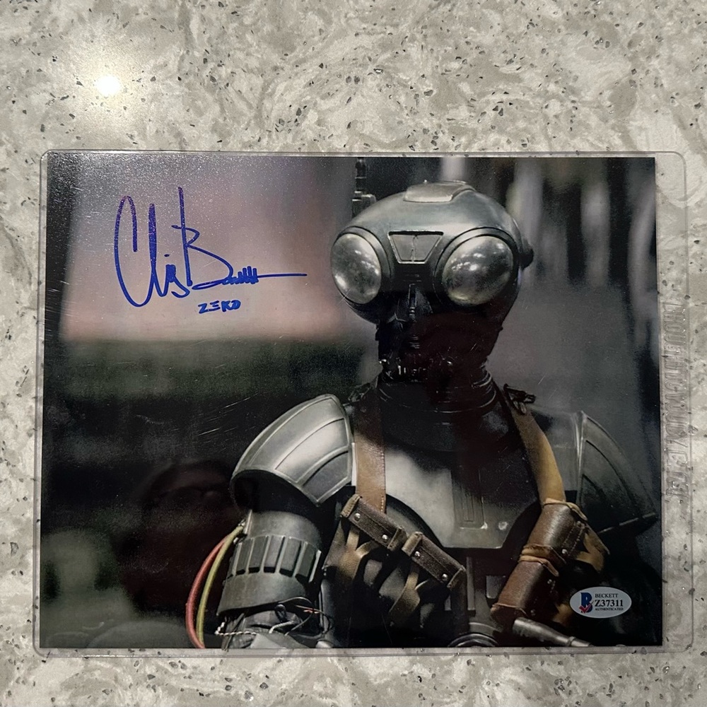 Chris Bartlett autograph